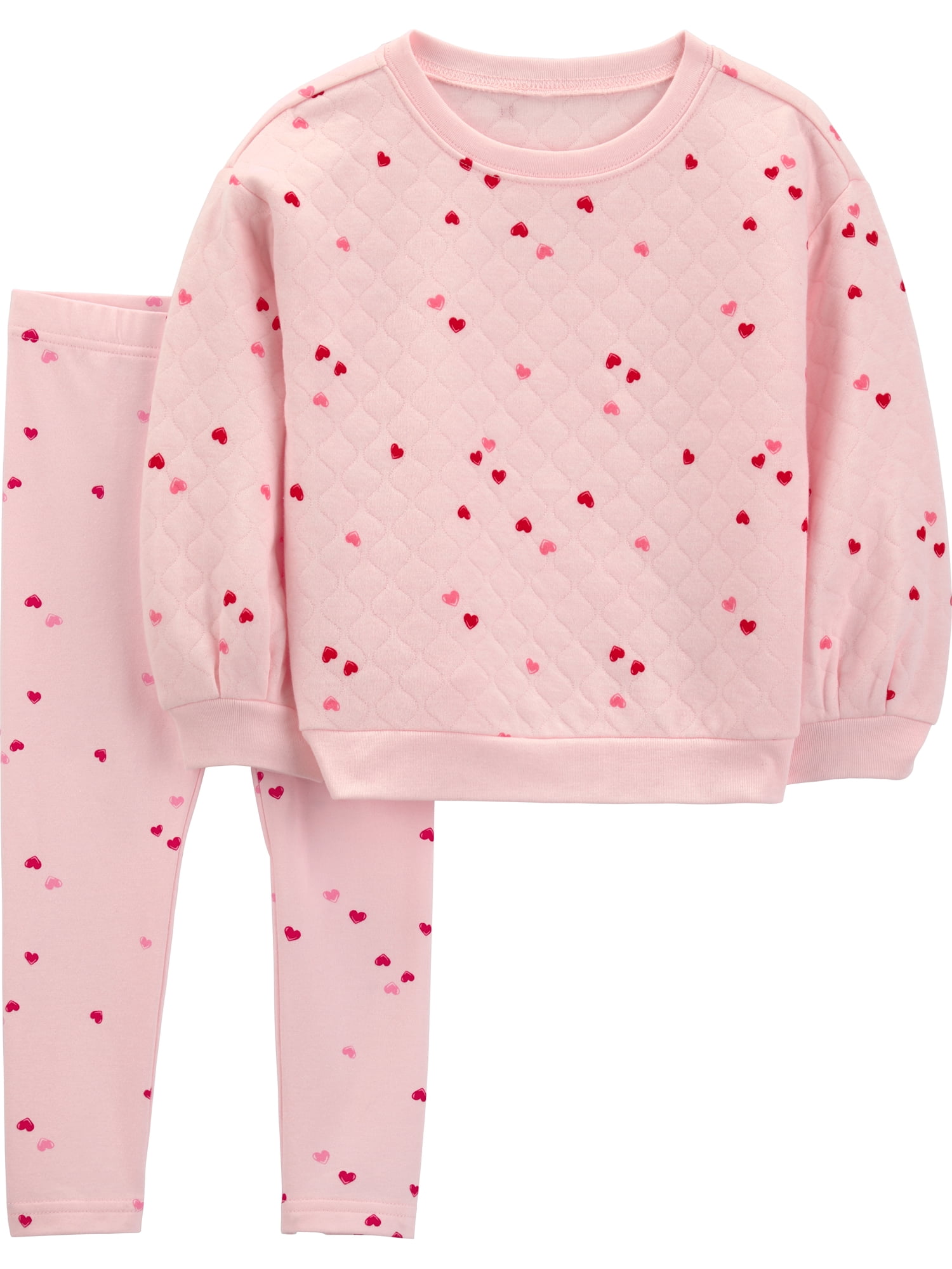 Carter's Child of Mine Baby and Toddler Girl Valentine's Outfit Set, Sizes 12M-5T
