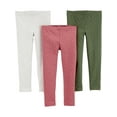 thumbnail image 1 of Carter's Child of Mine Baby and Toddler Girls Leggings, 3 Pack (2T-5T), 1 of 2