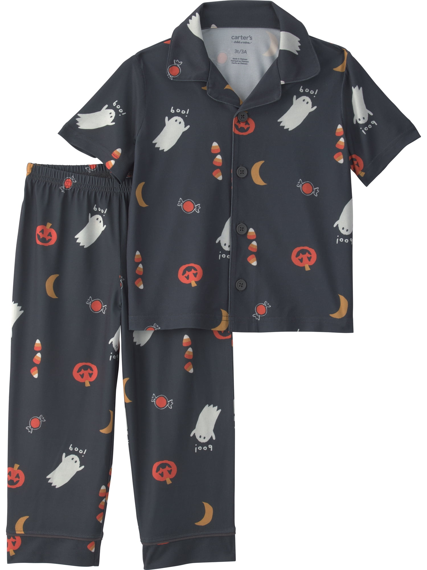 Carter's Child of Mine Baby and Toddler Halloween Pajama Set, 2-Piece, Sizes 12M-5T