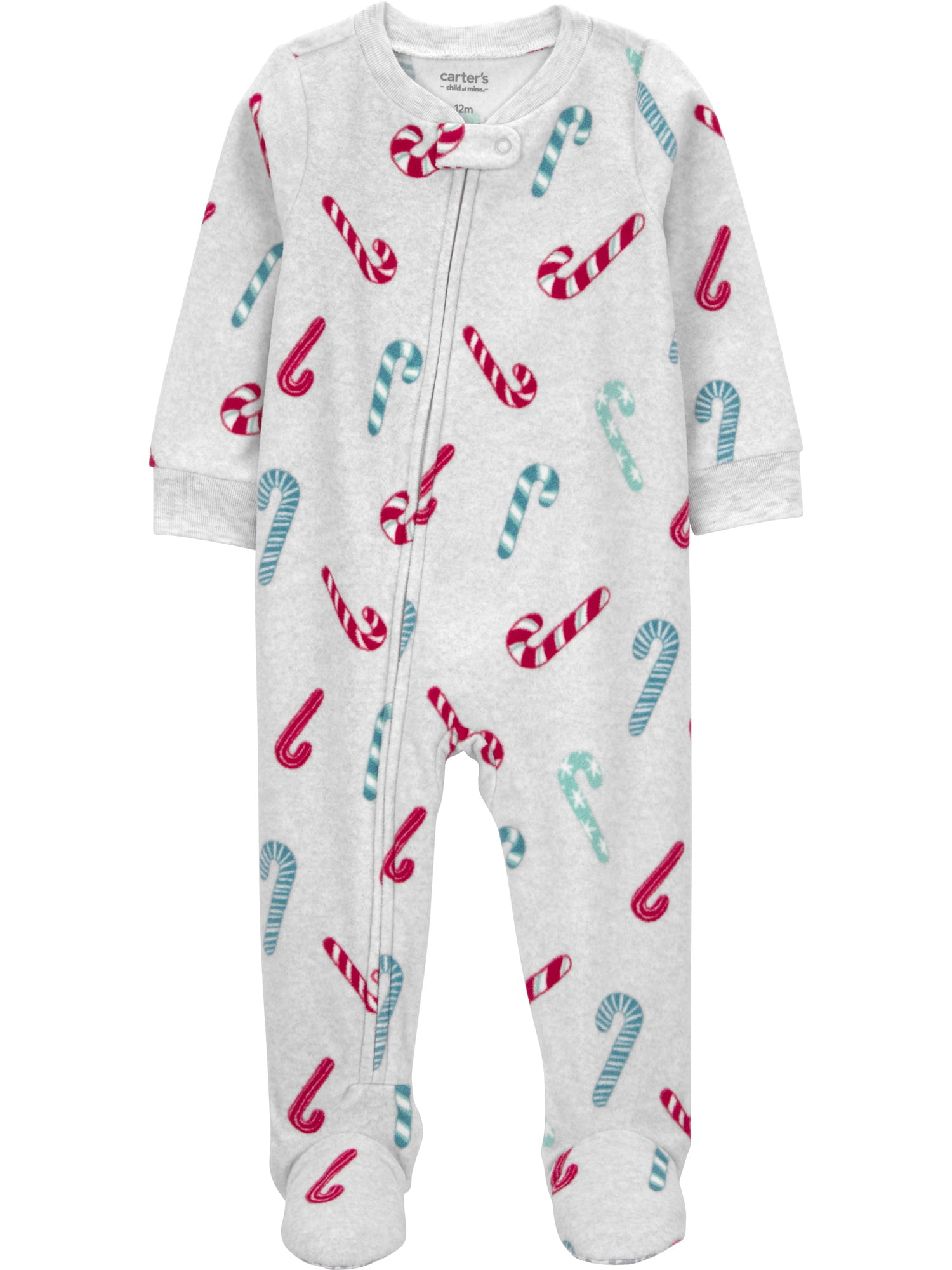 Walmart discount codes: Carter's Child of Mine Baby and Toddler Holiday Pajama, One-Piece, Sizes 0/3M-5T