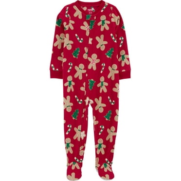 Carter's Child of Mine Baby and Toddler Holiday Pajama, One-Piece, Sizes 0/3M-5T