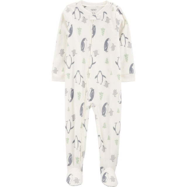 Carter's Child of Mine Baby and Toddler Holiday Pajama, One-Piece, Sizes 0/3M-5T