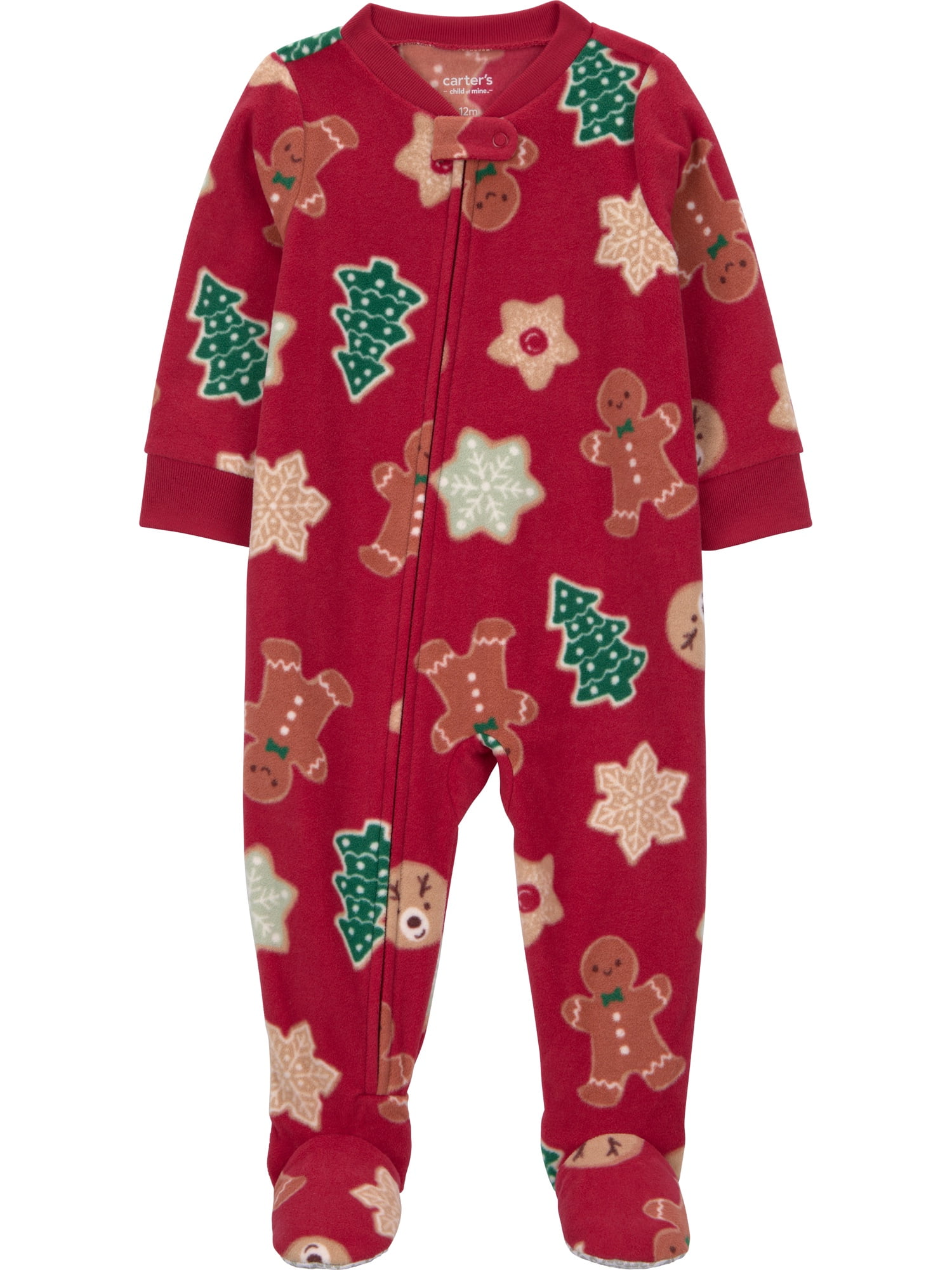 Carter's Child of Mine Baby and Toddler Holiday Pajama, One-Piece, Sizes 0/3M-5T