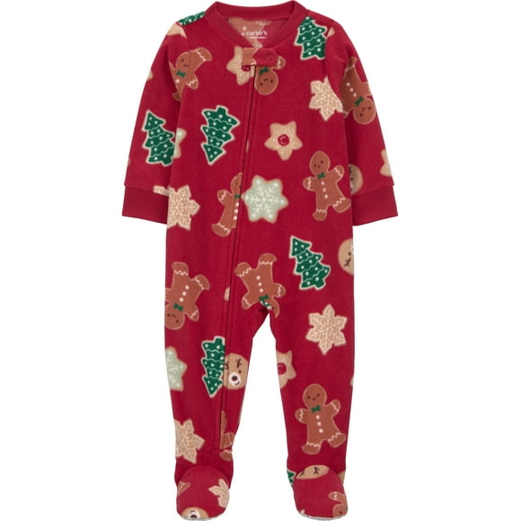 Carter's Child of Mine Baby and Toddler Holiday Pajama, One-Piece, Sizes 0/3M-5T
