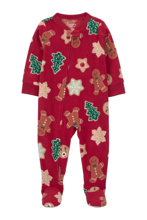 Baby and Toddler Holiday Pajama, One-Piece, Sizes 0/3M-5T