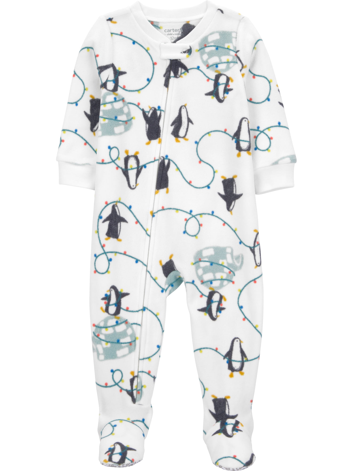 Walmart exclusive discounts  Carter's Child of Mine Baby and Toddler Holiday Pajama, One-Piece, Sizes 0/3M-5T
