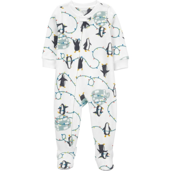 Carter's Child of Mine Baby and Toddler Holiday Pajama, One-Piece, Sizes 0/3M-5T