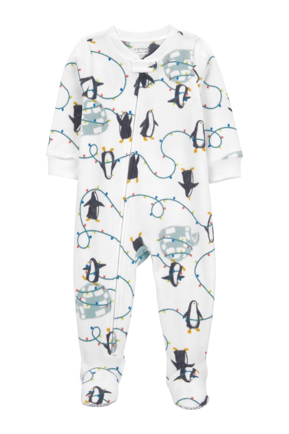 Baby and Toddler Holiday Pajama, One-Piece, Sizes 0/3M-5T
