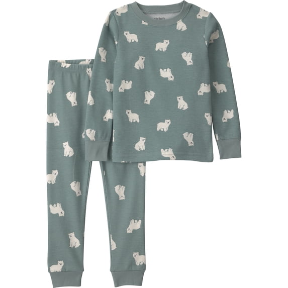 Carter's Child of Mine Baby and Toddler Holiday Pajama, Two-Piece Set, Sizes 12M-5T