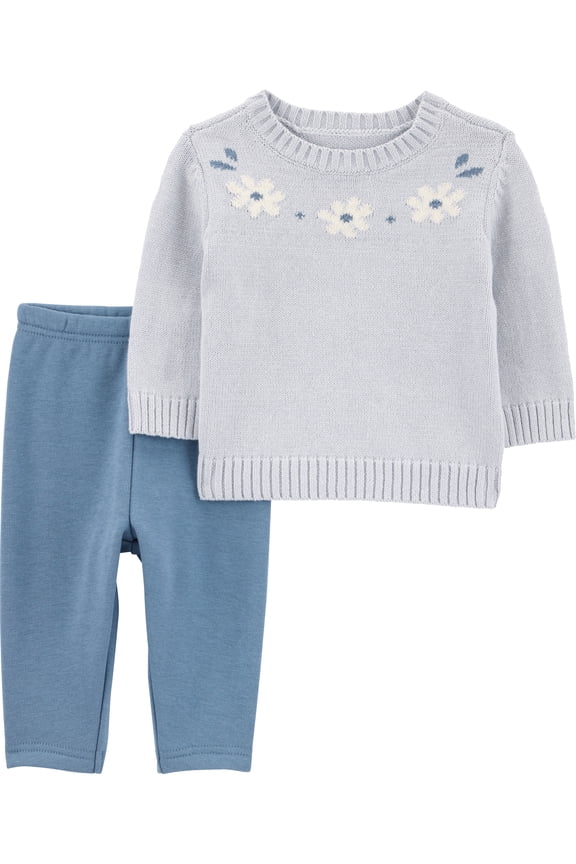 Baby and Toddler Outfit Set, 2-Piece, Sizes 0/3-24 Months