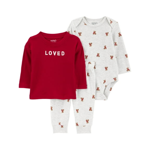 Carter's Child of Mine Baby and Toddler Outfit Set, 3-Piece, Sizes 0/3-24 Months