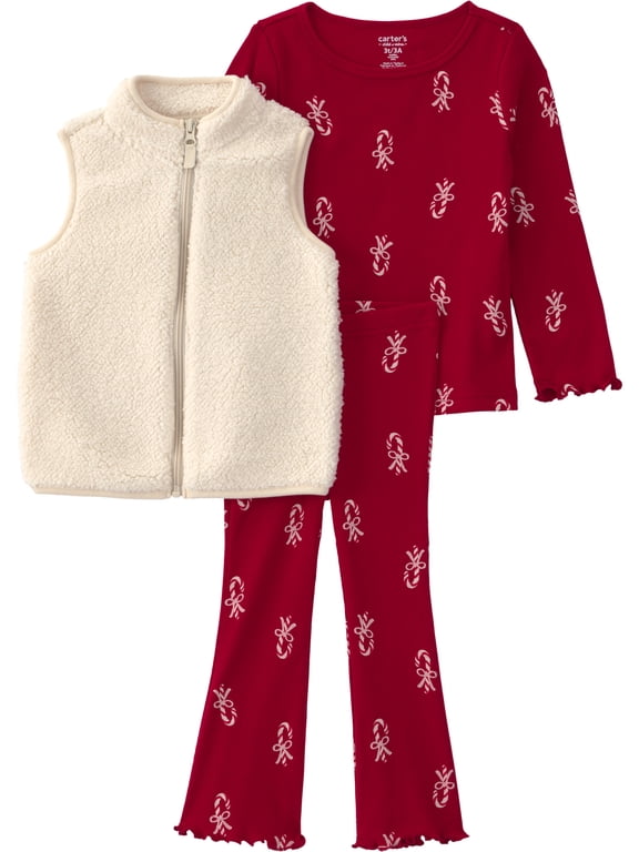 Baby and Toddler Outfit Set, 3-Piece, Sizes 12M - 5T