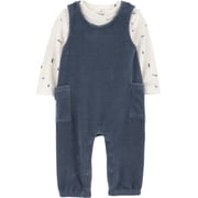 Carter's Child of Mine Baby and Toddler Jumpsuit Overall, 2-Piece, Sizes 0/3-24 Months