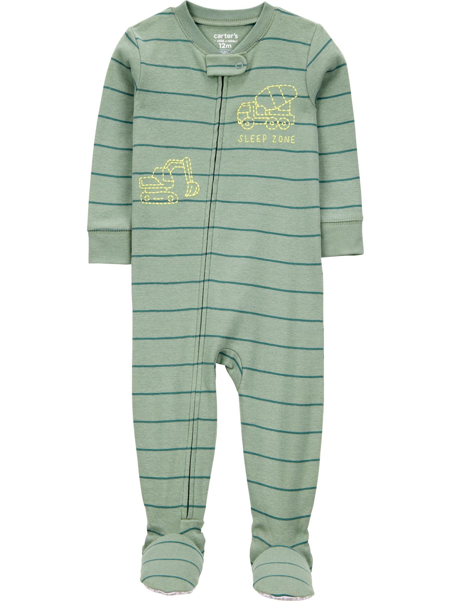 Carter's Child of Mine Baby and Toddler Pajama, One-Piece, Sizes 12M-5T