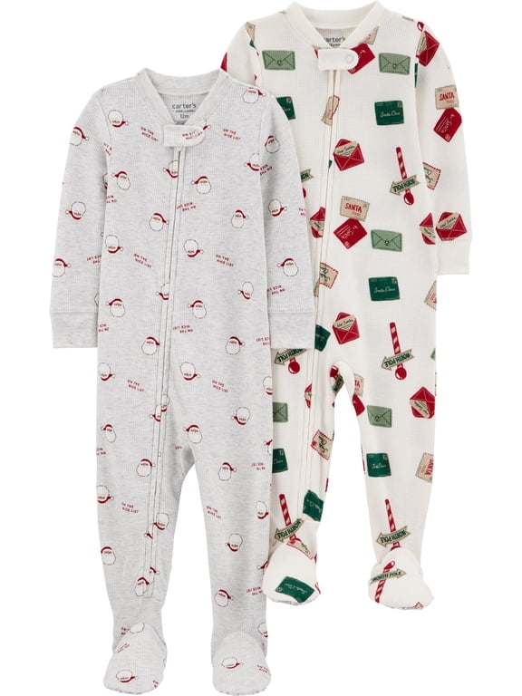 Baby and Toddler Pajama, 2-Pack, One-Piece, Sizes 12M-5T