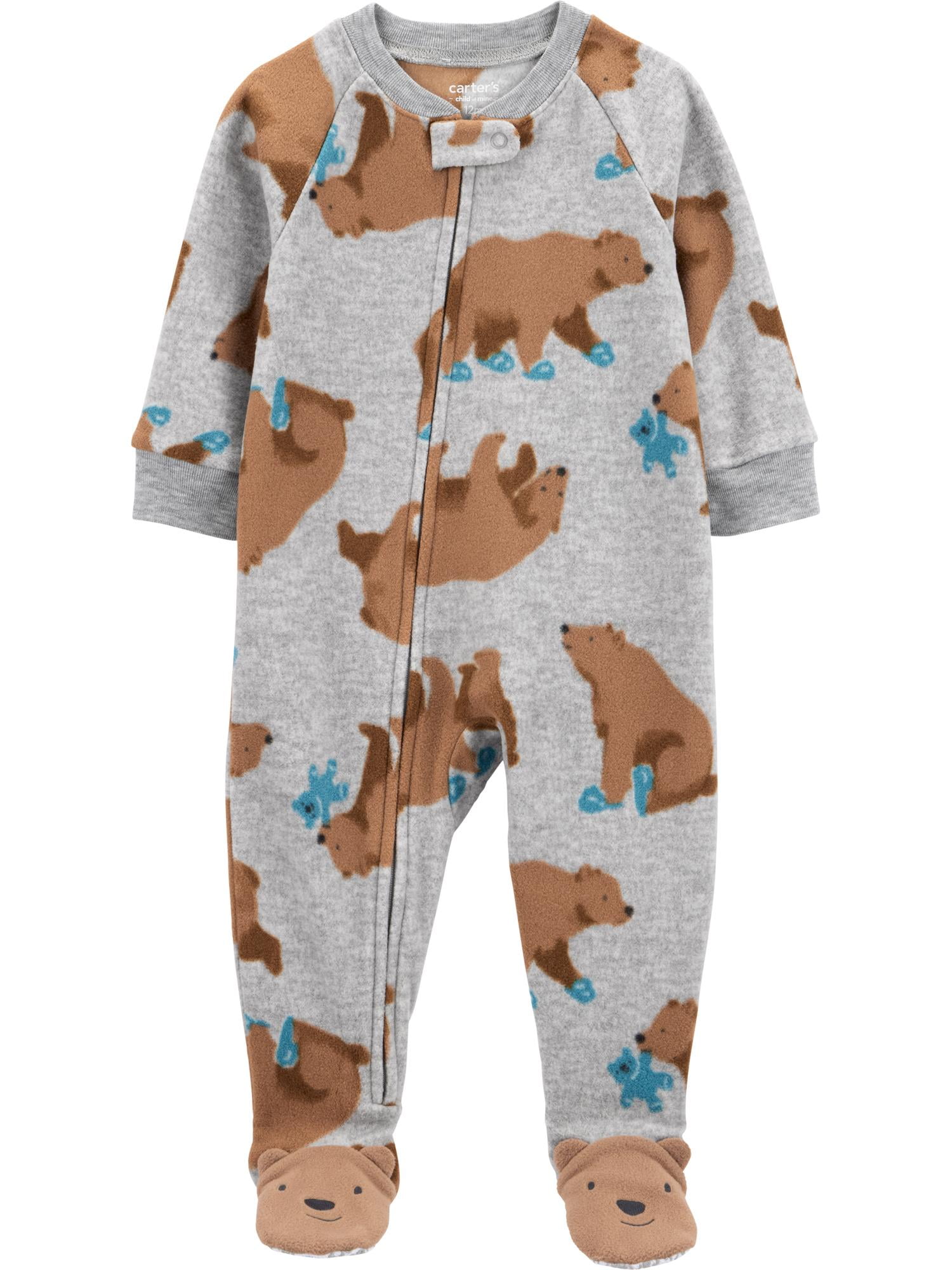 Walmart discount codes: Carter's Child of Mine Baby and Toddler Pajama, One-Piece, Sizes 12M-5T