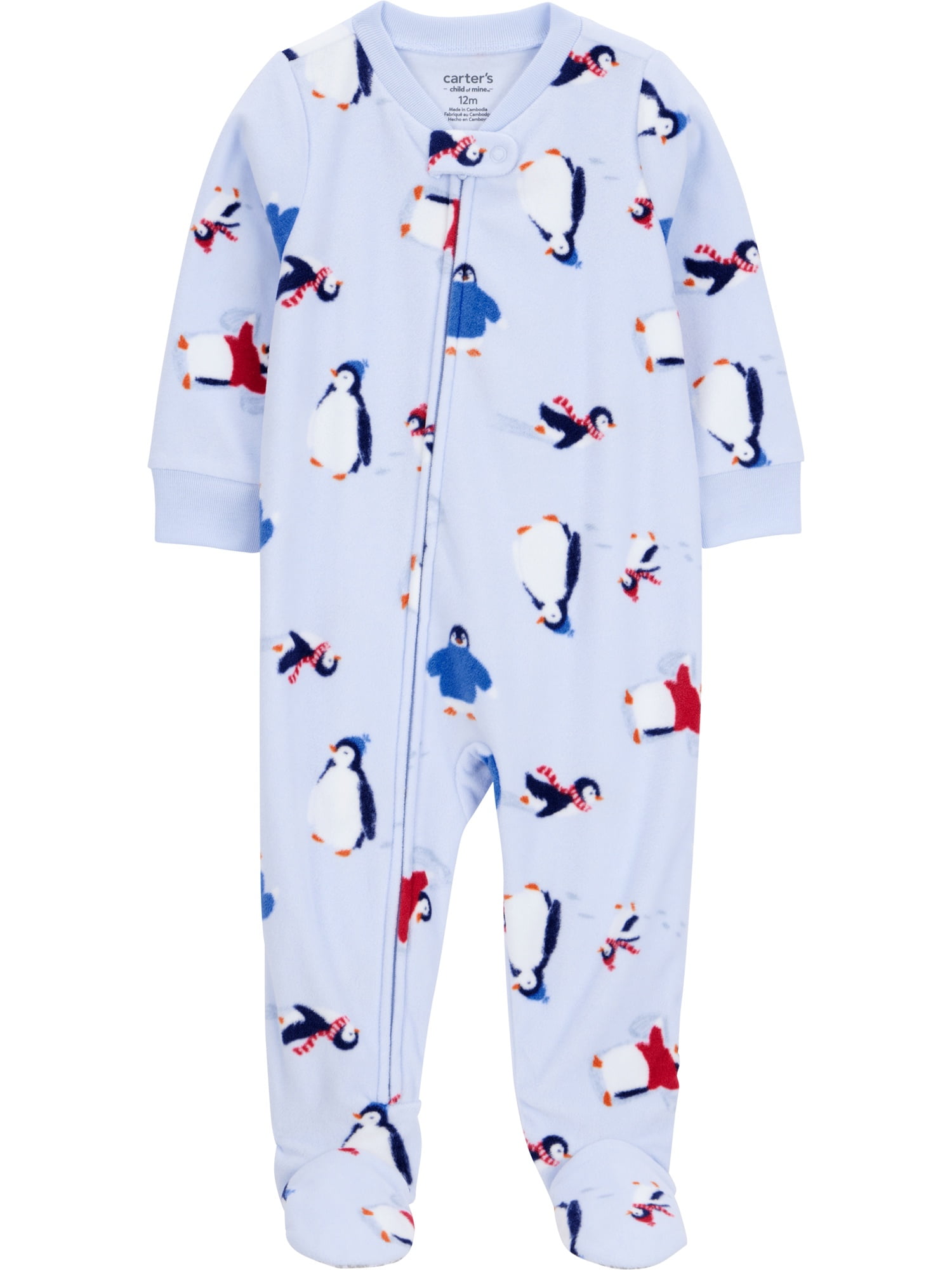 Walmart exclusive discounts  Carter's Child of Mine Baby and Toddler Pajama, One-Piece, Sizes 12M-5T