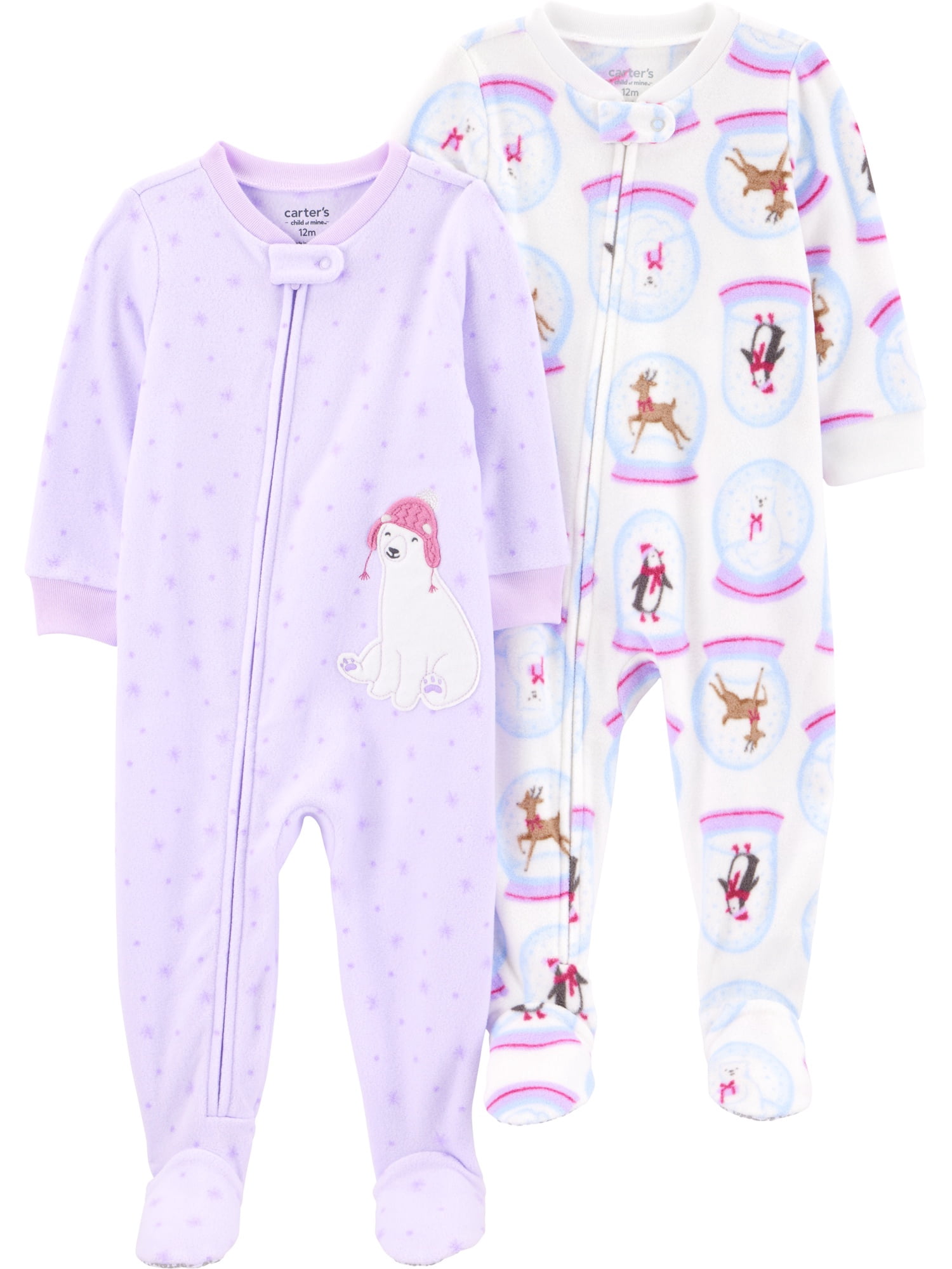 Carter's Child of Mine Baby and Toddler Pajamas, 2-Pack, Sizes 12M-5T