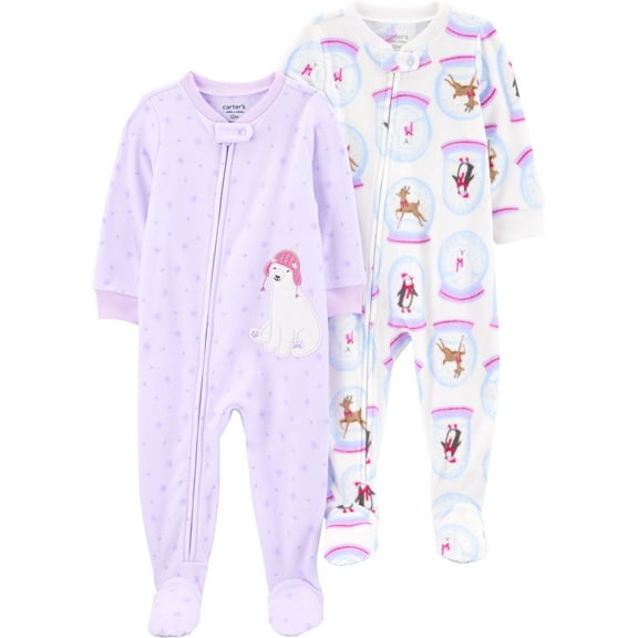 Carter's Child of Mine Baby and Toddler Pajamas, 2-Pack, Sizes 12M-5T