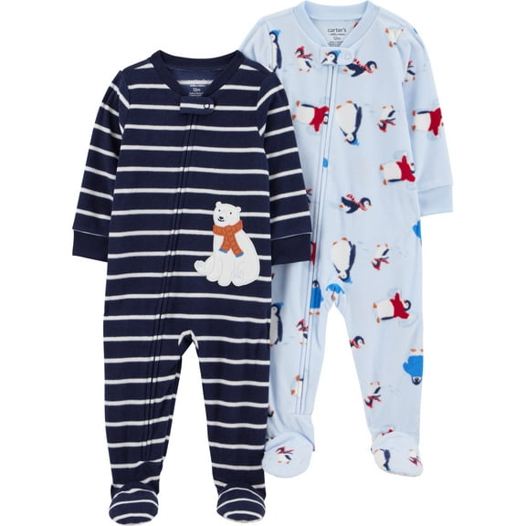 Carter's Child of Mine Baby and Toddler Pajamas, 2-Pack, Sizes 12M-5T