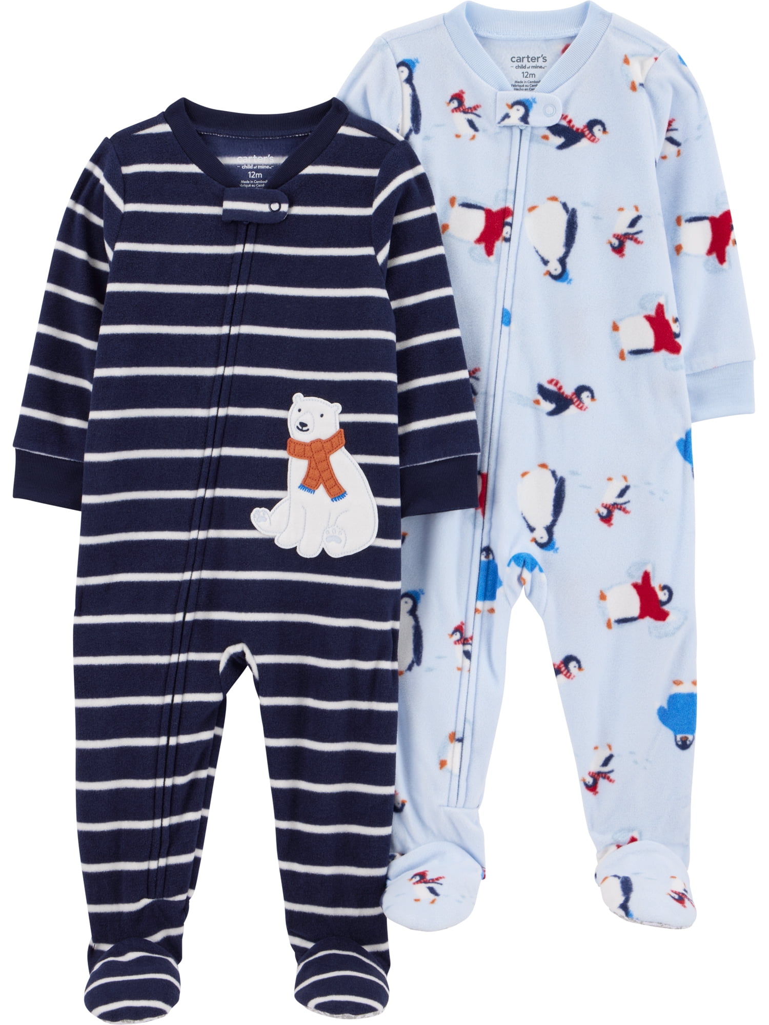 Carter's Child of Mine Baby and Toddler Pajamas, 2-Pack, Sizes 12M-5T