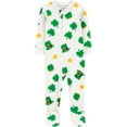 thumbnail image 1 of Carter's Child of Mine Baby and Toddler St. Patrick's Pajama, One-Piece, Sizes 12M-5T, 1 of 5
