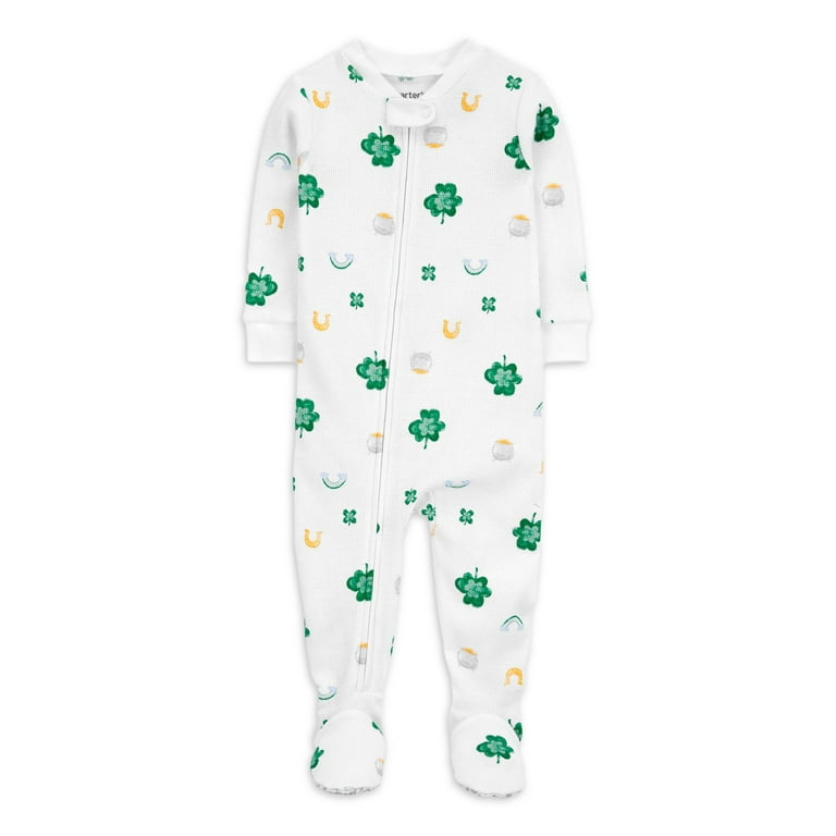 Baby st patricks day pajamas sales