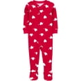 thumbnail image 1 of Carter's Child of Mine Baby and Toddler Valentine's Day Pajama, One-Piece, Sizes 12M-5T, 1 of 5