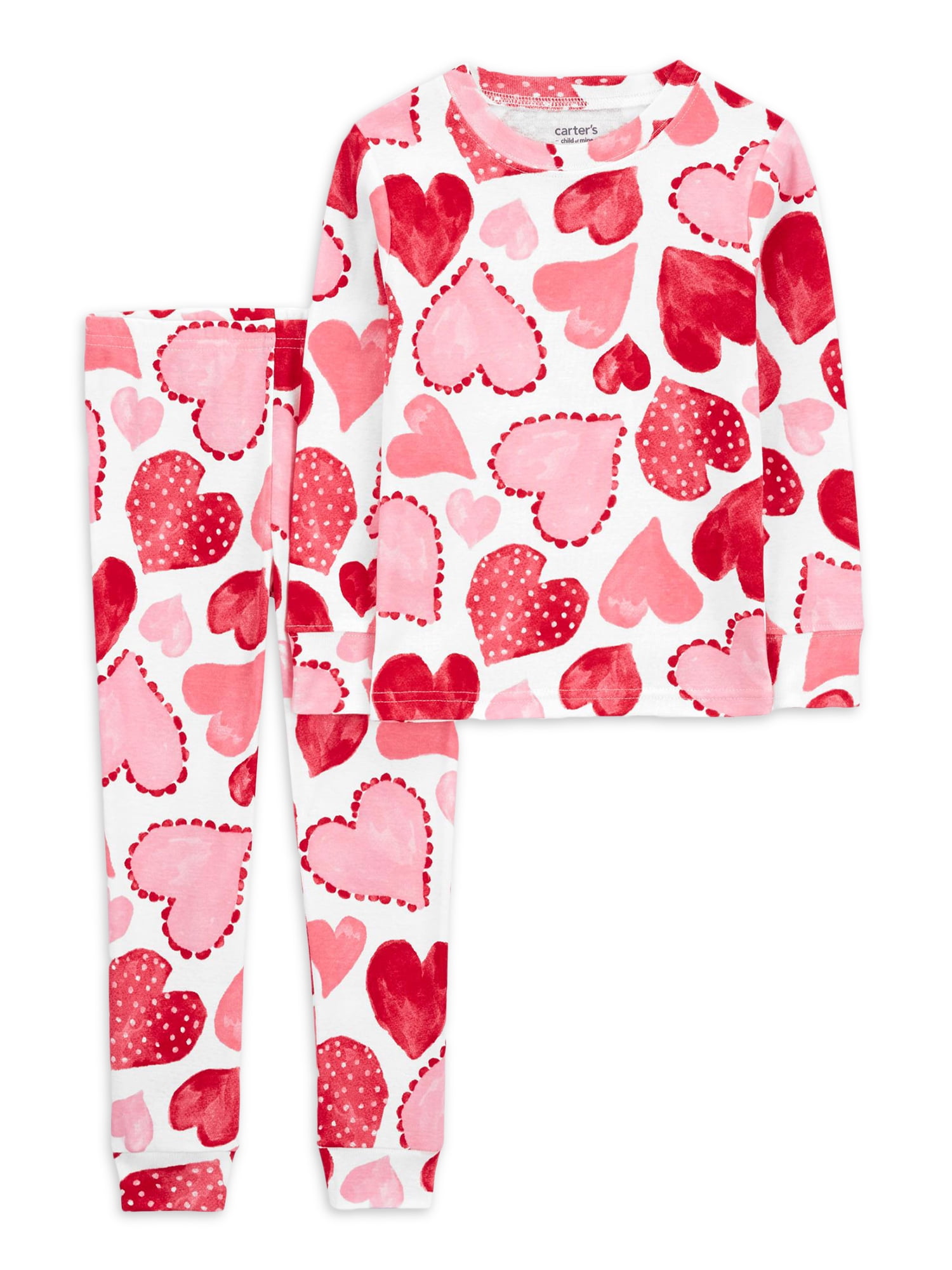 Carter's Child of Mine Baby and Toddler Valentine's Day Pajama Set, 2 ...