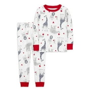 Carter's Child of Mine Baby and Toddler Valentine's Day Pajama Set, 2-Piece, Sizes 12M-5T