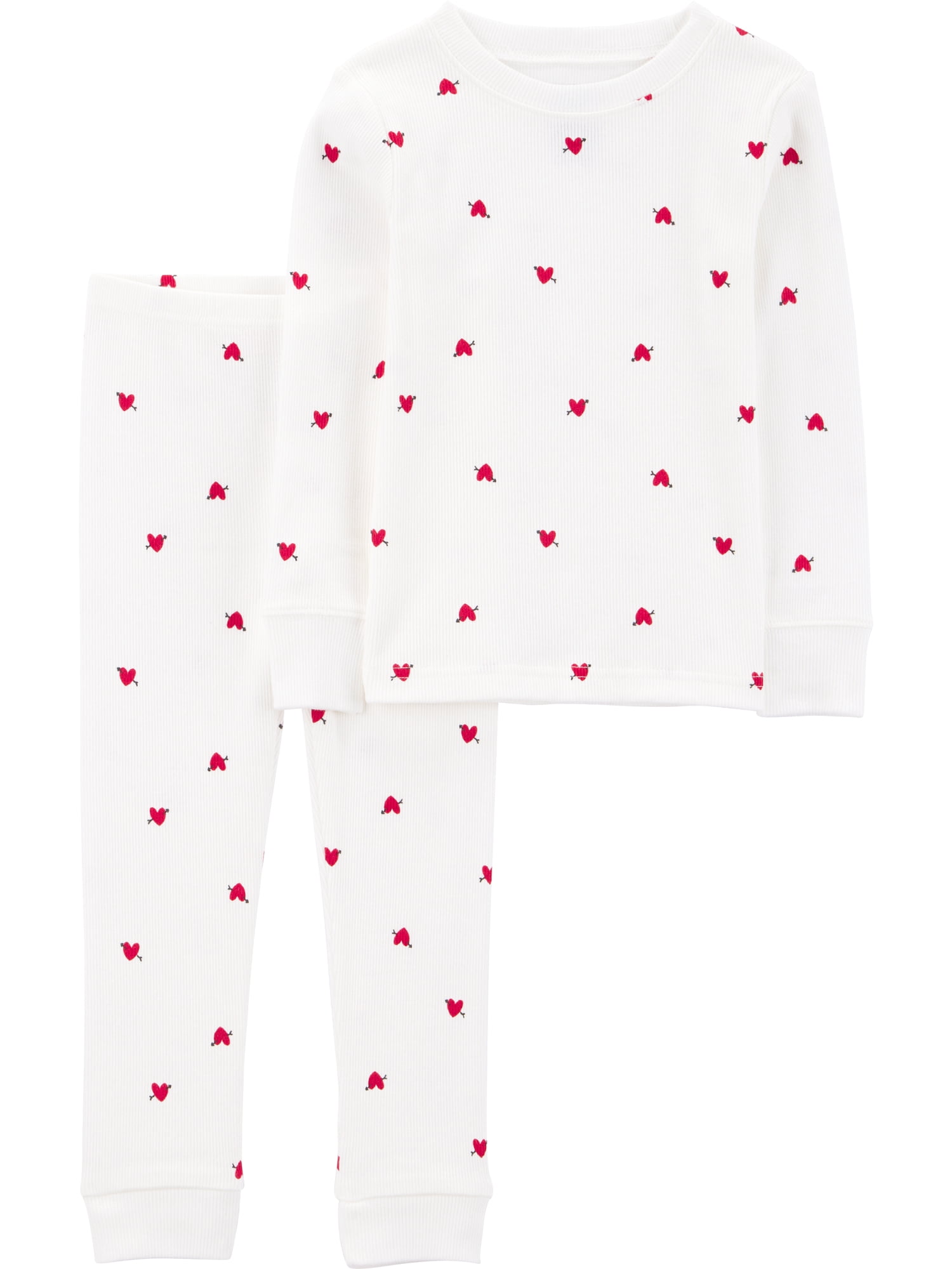 Carter's Child of Mine Baby and Toddler Valentine's Pajama, 2-Piece, Sizes 12M-5T