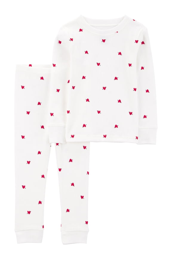 Baby and Toddler Valentine's Pajama, 2-Piece, Sizes 12M-5T