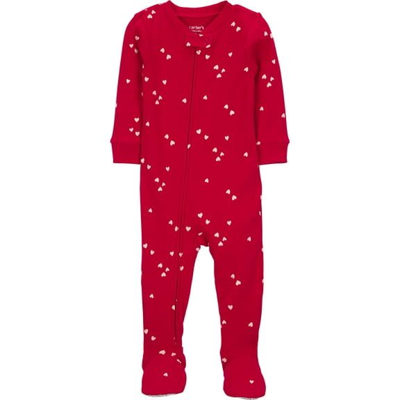 Carter's Child of Mine Baby and Toddler Valentine's Pajama, One-Piece, Sizes 12M-5T