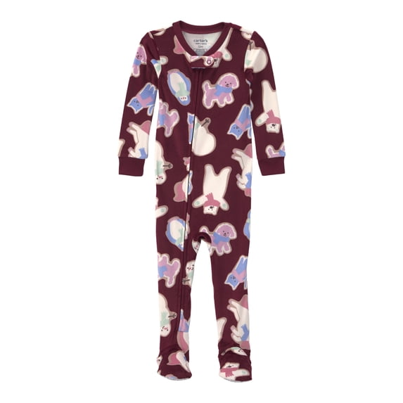 Carter's Child of Mine Baby and Toddler Velboa Sleeper, One-Piece, Sizes 12 Months - 5T