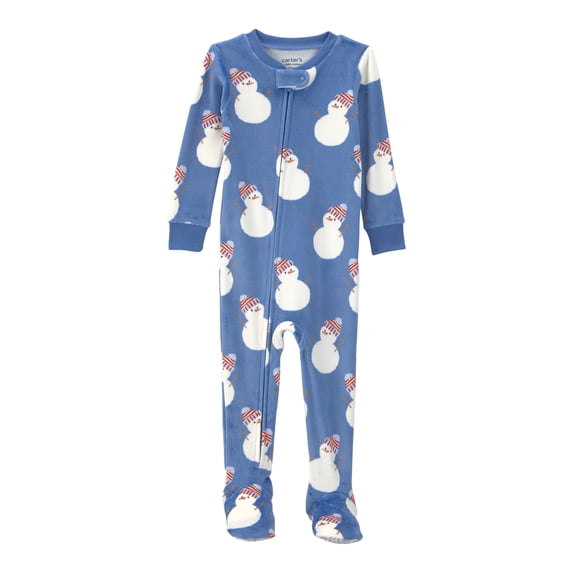 Carter's Child of Mine Baby and Toddler Velboa Sleeper, One-Piece, Sizes 12 Months - 5T