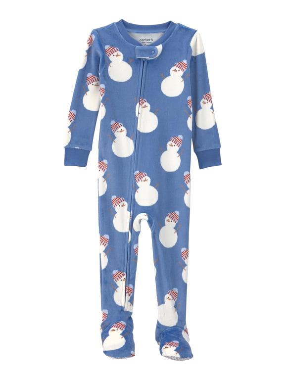 Baby and Toddler Velboa Sleeper, One-Piece, Sizes 12 Months - 5T