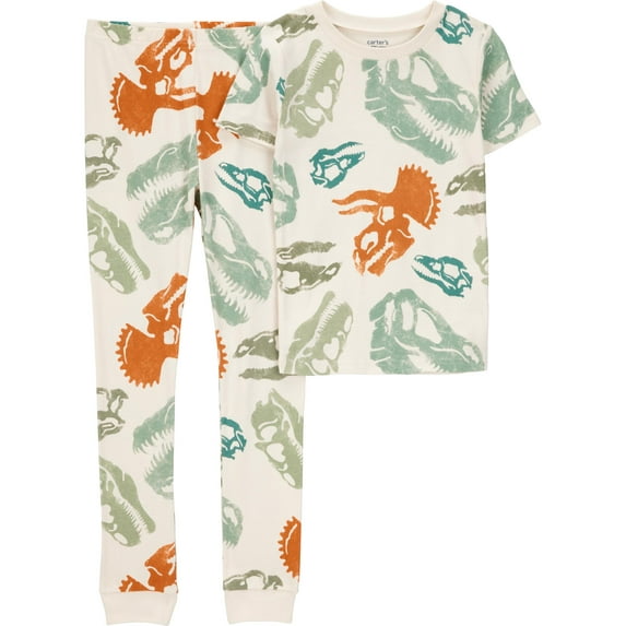 Carter's Child of Mine Boys Short Sleeve & Pant Pajama Set, 2-Piece, Sizes 4-8