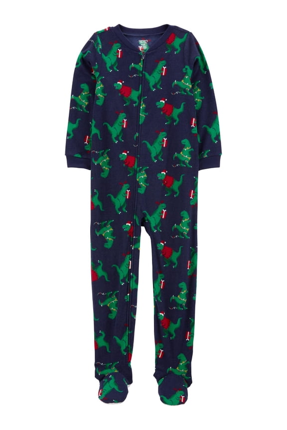 Boys and Girls Christmas Pajama, One-Piece, Sizes 4-8
