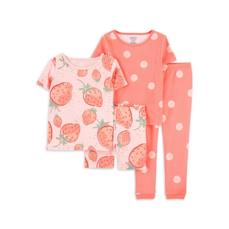 Carters 4 online piece pajamas girl