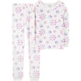thumbnail image 1 of Carter's Child of Mine Girls Holiday Pajama Set, 2-Piece, Sizes 4-8, 1 of 5