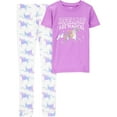 thumbnail image 1 of Carter's Child of Mine Girls Short Sleeve & Pant Pajama Set, 2-Piece, Sizes 4-8, 1 of 5