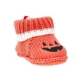 thumbnail image 1 of Carter's Child of Mine, Infant Baby Unisex Knit Halloween Pumpkin Bootie, Sizes Newborn-6 Months, 1 of 4