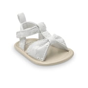 Infant Girl Eyelet Sandals, Color White, Sizes (0-3) - (3-6) Months