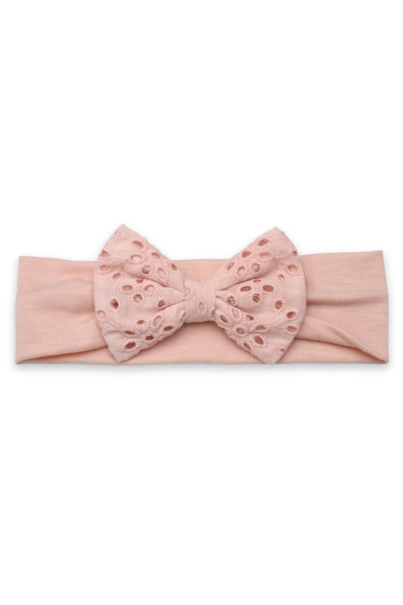 Baby Girls Texture Bow Headwrap, 1 Pack, Size 0-12M