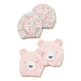 Carter's Child of Mine Infant Girls Floral Mittens, 2Pack, Size Newborn
