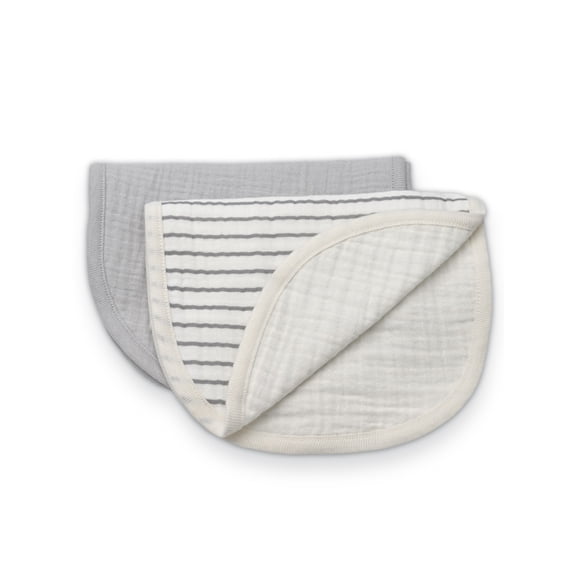 Carter's Child of Mine Infant Unisex Burb Cloths, 2 Packs, One Size