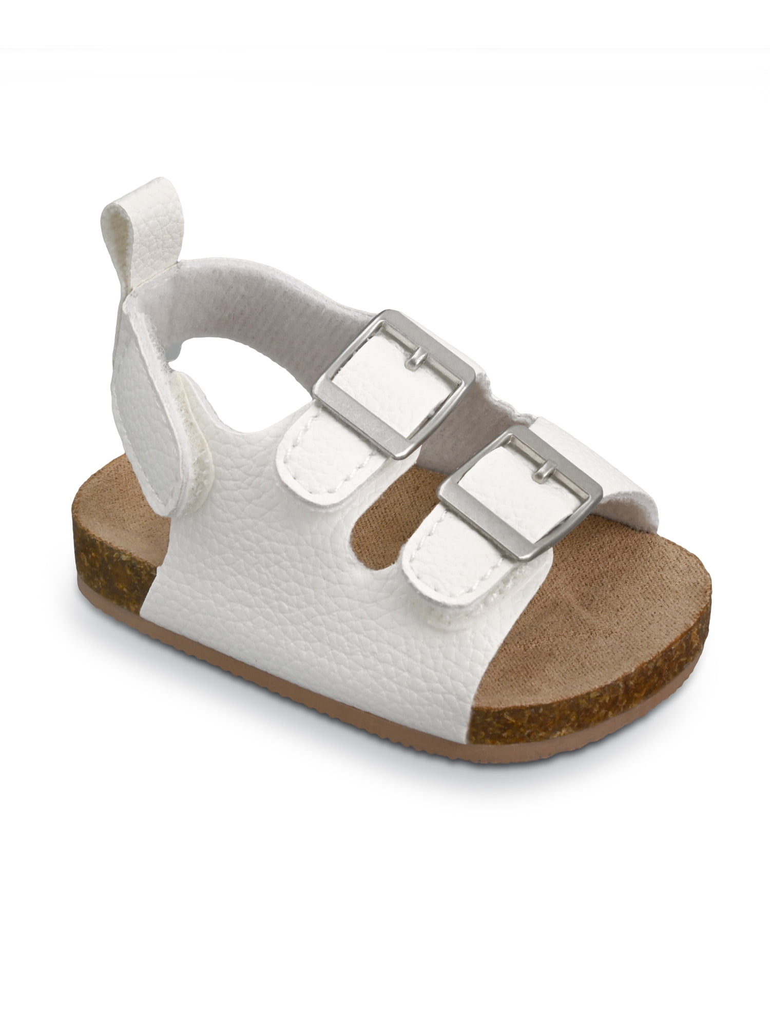 Carter's Child of Mine Infant Unisex Cork Sandal, Americana, Color White, Size 0-3 Month