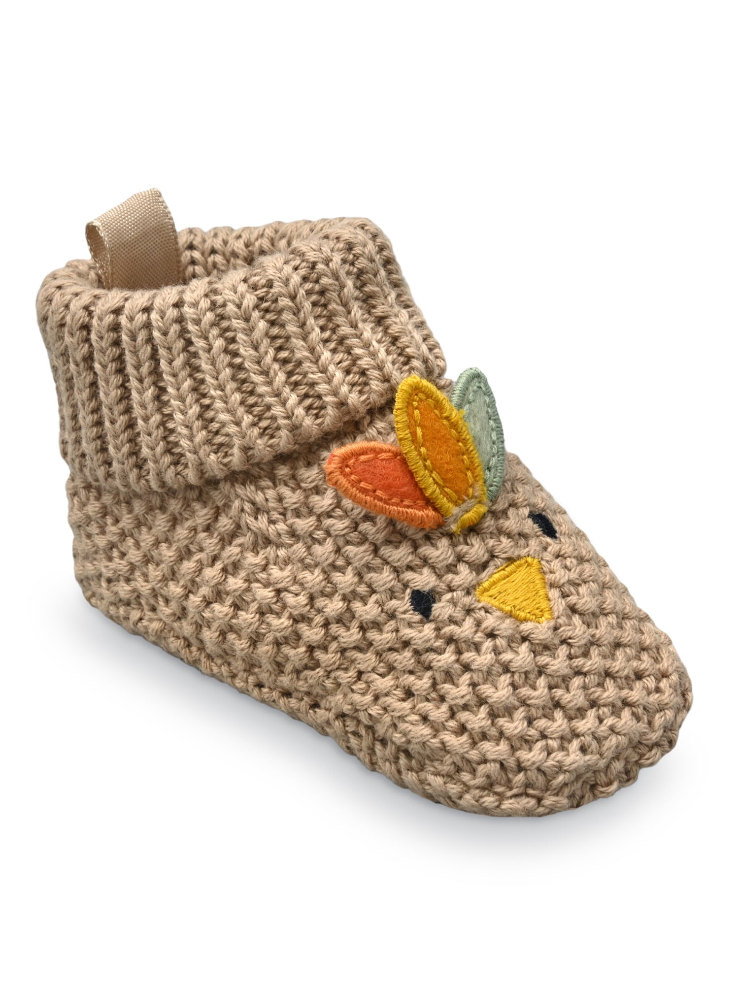 Carter's Child of Mine Infant Unisex Knit Turkey Graphic Booties, Sizes 0-6 Months