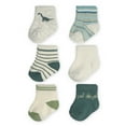 thumbnail image 1 of Carter's Child of Mine Baby Boy Dino Socks, 6-Pack, Sizes 0-6 Months, 1 of 2