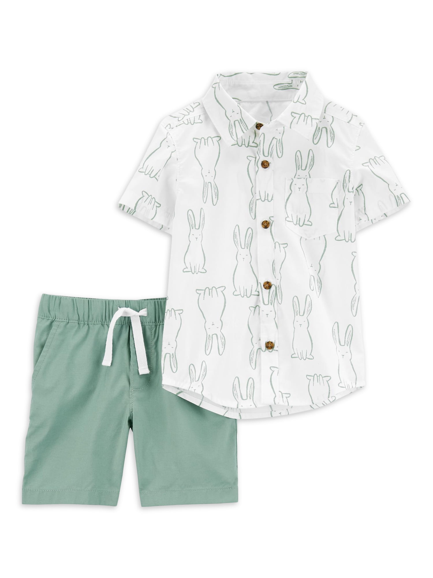 Carter s Child of Mine Toddler Boy Easter Outfit Set 2 Piece